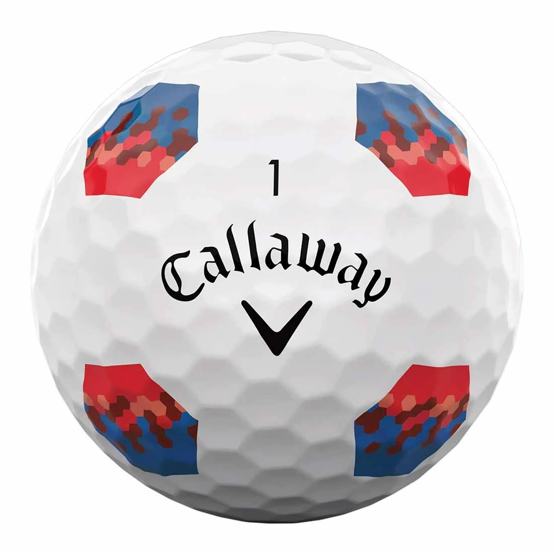 Callaway Chrome Soft TruTrack Red/Blue Golf Balls 4 Callaway Chrome Soft TruTrack Red/Blue Golf Balls - Image 4