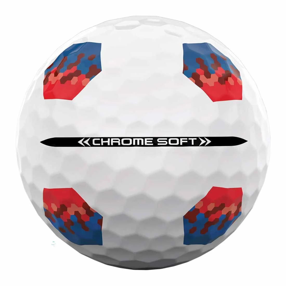 Callaway Chrome Soft TruTrack Red/Blue Golf Balls 3 Callaway Chrome Soft TruTrack Red/Blue Golf Balls - Image 3