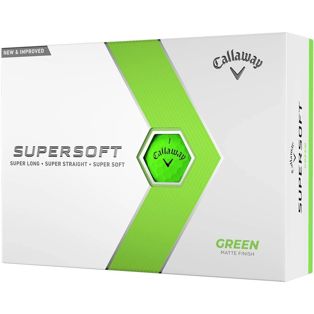 Callaway Supersoft Matte Green Personalized Golf Balls 1 Callaway Supersoft Matte Green Personalized Golf Balls