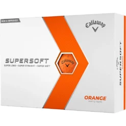 Callaway Supersoft Matte Orange Personalized Golf Balls
