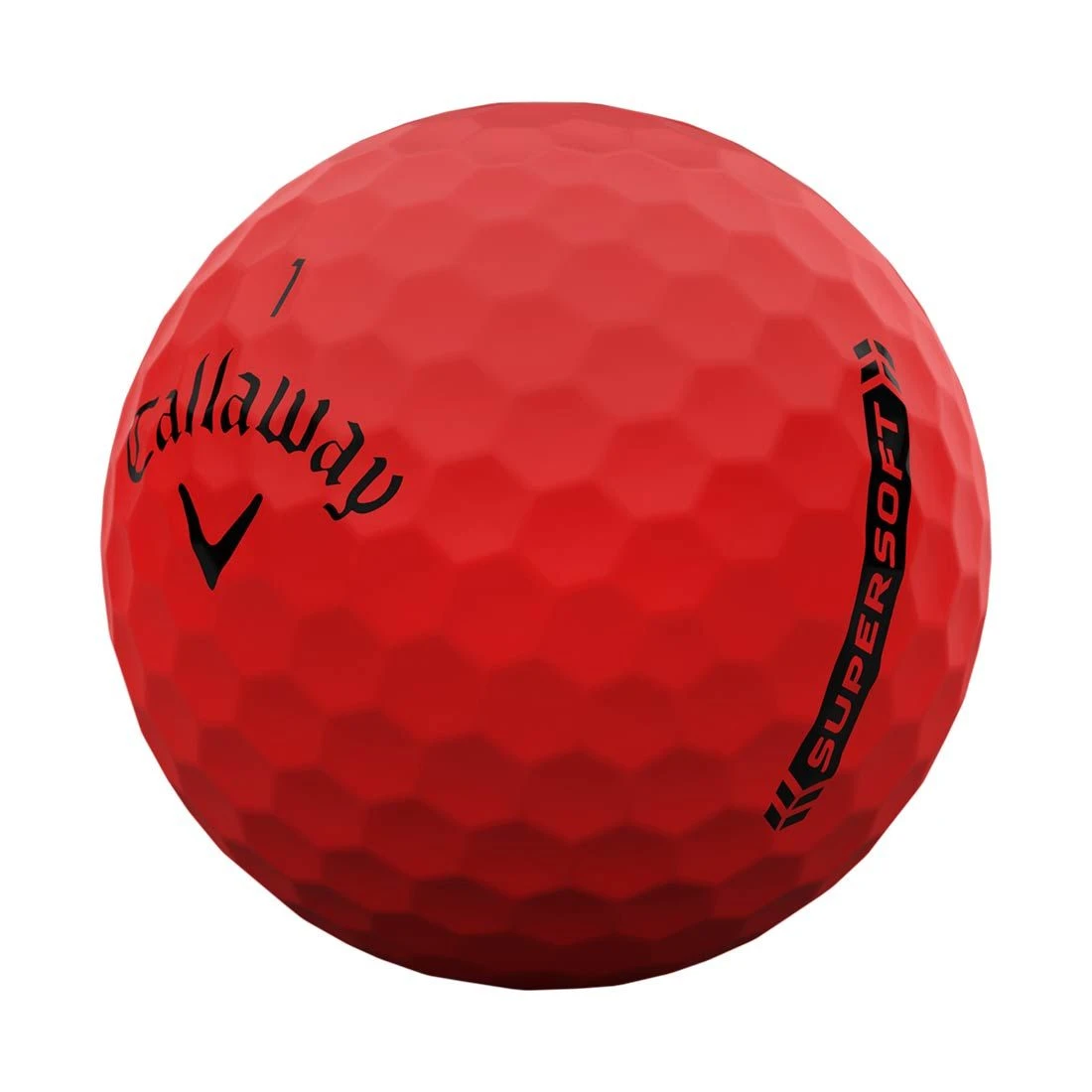 Callaway Supersoft Matte Red Golf Balls 2 Callaway Supersoft Matte Red Golf Balls - Image 2