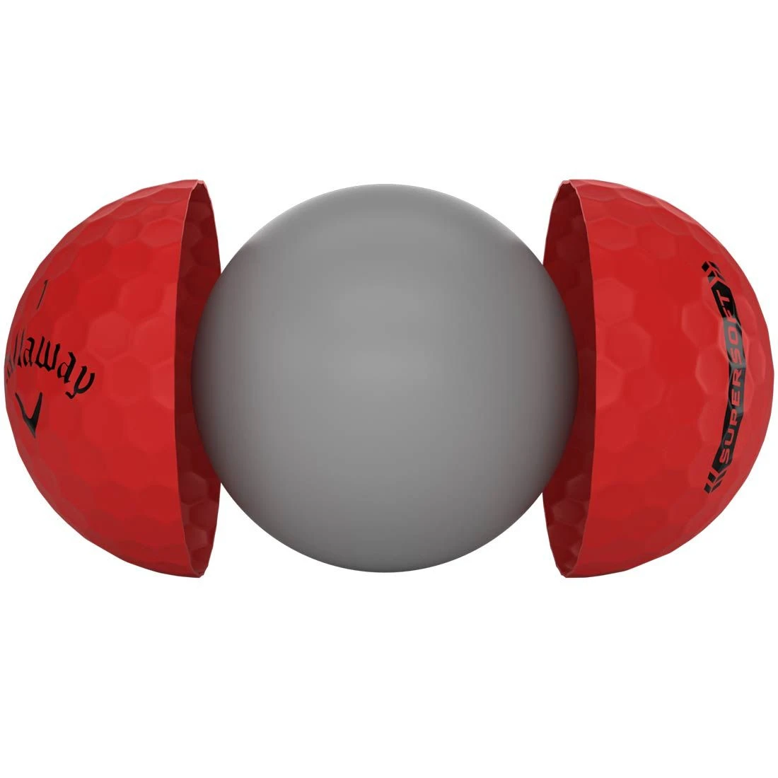 Callaway Supersoft Matte Red Personalized Golf Balls 3 Callaway Supersoft Matte Red Personalized Golf Balls - Image 3