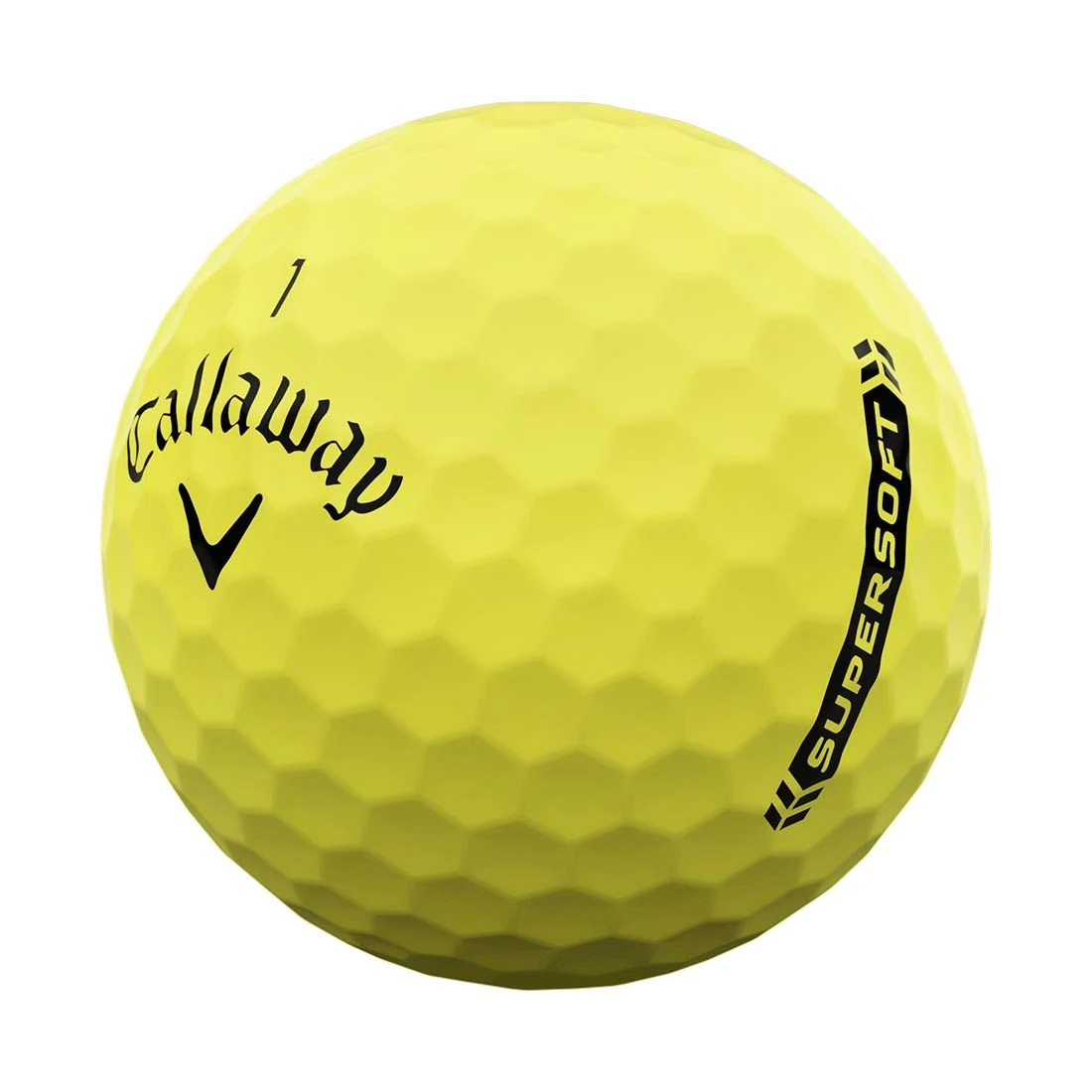 Callaway Supersoft Yellow Personalized Golf Balls 2 Callaway Supersoft Yellow Personalized Golf Balls - Image 2