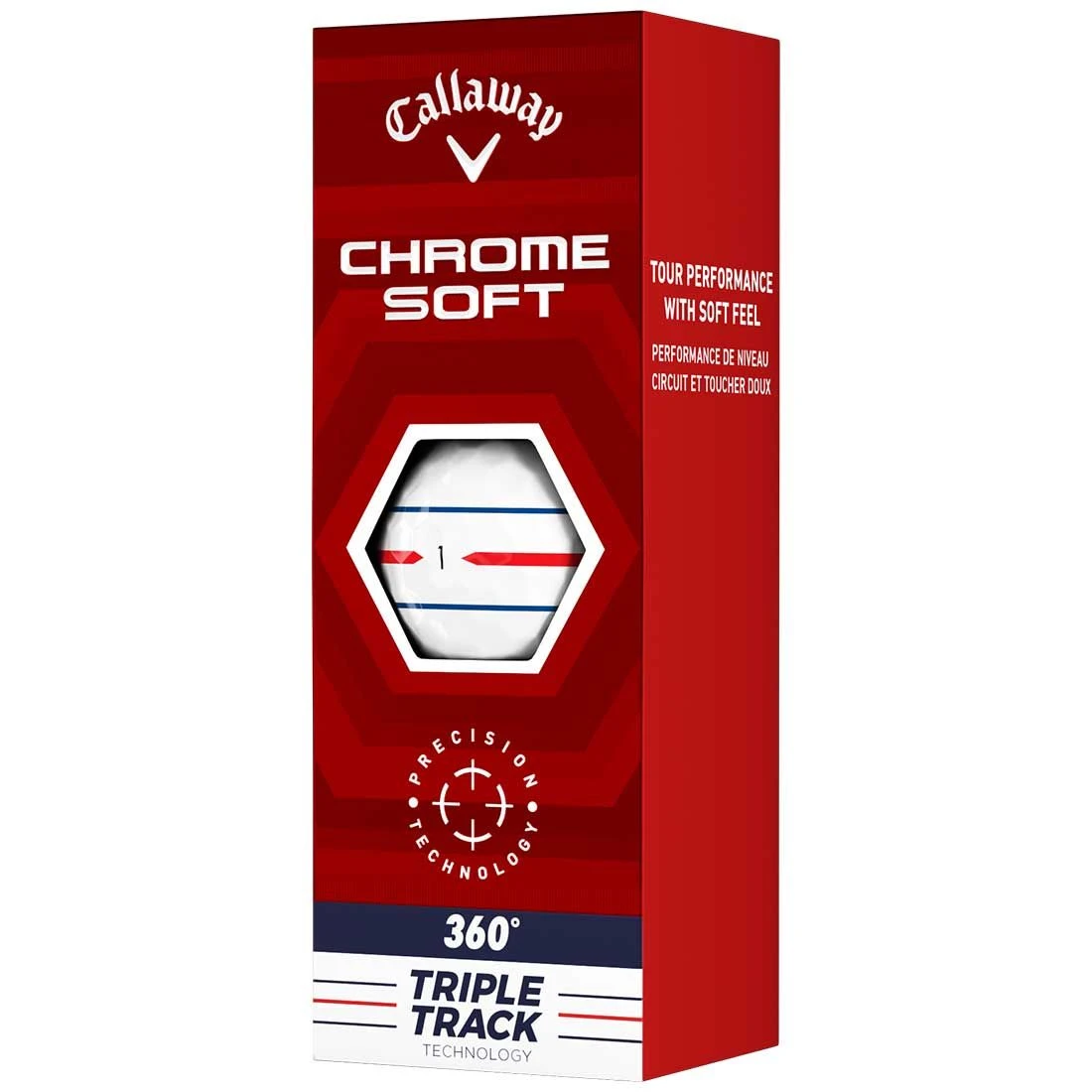 Callaway Chrome Soft 360 Triple Track White Golf Balls 5 Callaway Chrome Soft 360 Triple Track White Golf Balls - Image 5