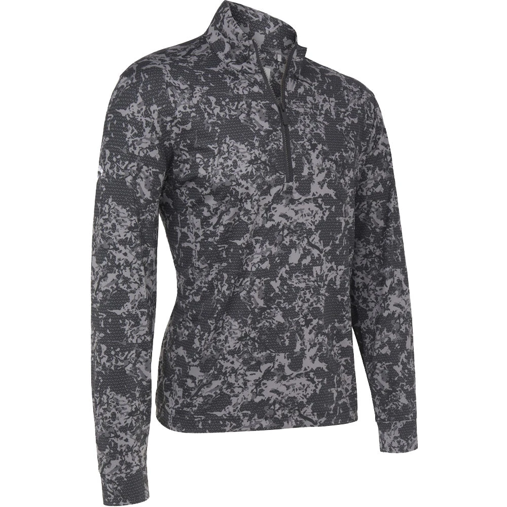 Callaway Camo Print 1/4 Zip Pullover - Caviar 1 Callaway Camo Print 1/4 Zip Pullover - Caviar
