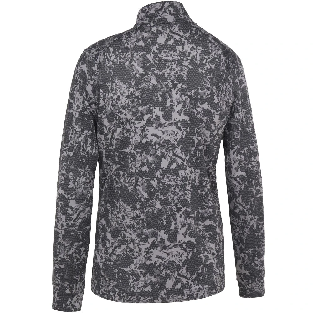 Callaway Camo Print 1/4 Zip Pullover - Caviar 2 Callaway Camo Print 1/4 Zip Pullover - Caviar - Image 2