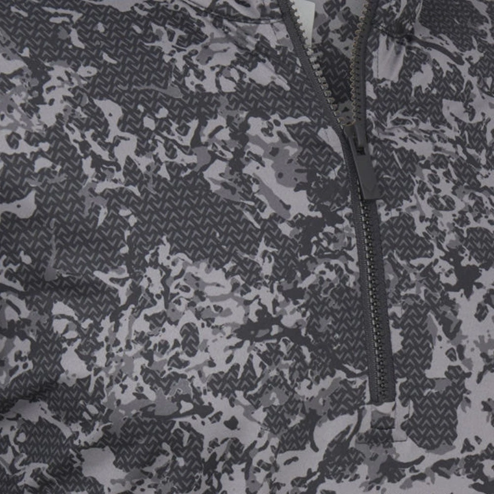 Callaway Camo Print 1/4 Zip Pullover - Caviar 3 Callaway Camo Print 1/4 Zip Pullover - Caviar - Image 3