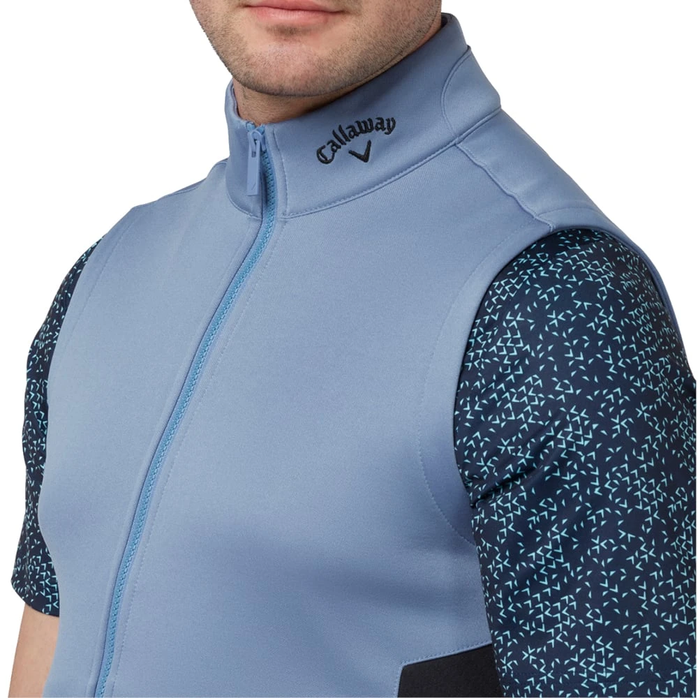 Callaway Chev Textured Gilet - Infinity 3 Callaway Chev Textured Gilet - Infinity - Image 3