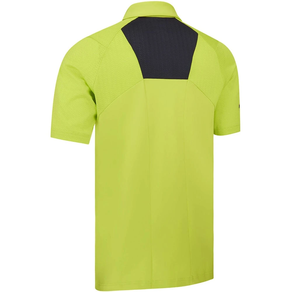 Callaway Odyssey Ventilated Block Polo Shirt - Surreal Green 2 Callaway Odyssey Ventilated Block Polo Shirt - Surreal Green - Image 2