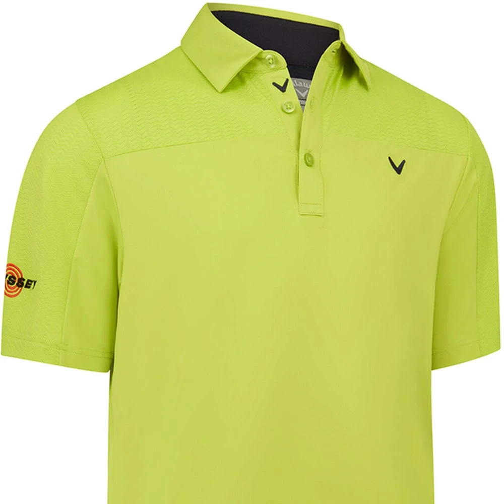 Callaway Odyssey Ventilated Block Polo Shirt - Surreal Green 3 Callaway Odyssey Ventilated Block Polo Shirt - Surreal Green - Image 3