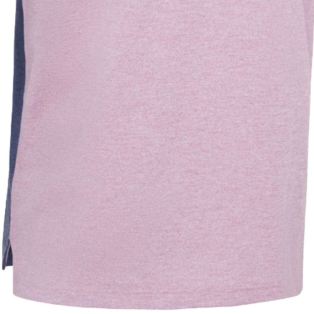 Callaway Soft Touch Colour Block Polo Shirt - Pink Sunset Heather - Image 4
